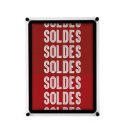 Acrylic Wall Sign Holder with A4 Magneto Frame Display Pocket