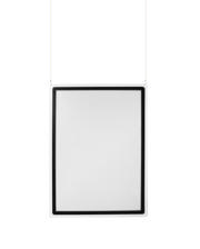 Hanging Acrylic Sign Holder with A1 Magneto Frame Display Pocket, Double-sided