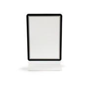 Acrylic Table Top Sign Holder with A4 Magneto Frame Display Pocket, Double-sided T-Shape