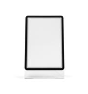 Acrylic Table Top Sign Holder with A4 Magneto Frame Display Pocket, Slanted L-Shape