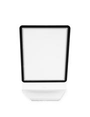 Acrylic Table Top Sign Holder with A4 Magneto Frame Display Pocket, Slanted L-Shape