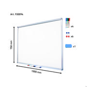 Magnetic Dry Erase Whiteboard, Starter Kit, 100 x 75 cm