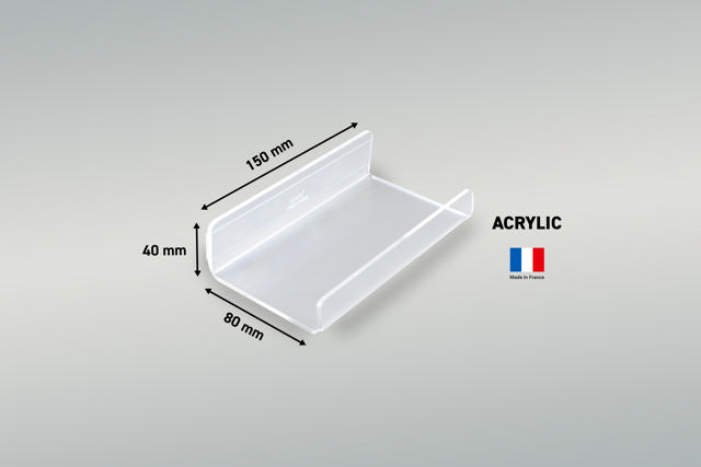 Acrylic Adhesive Marker Pen Tray