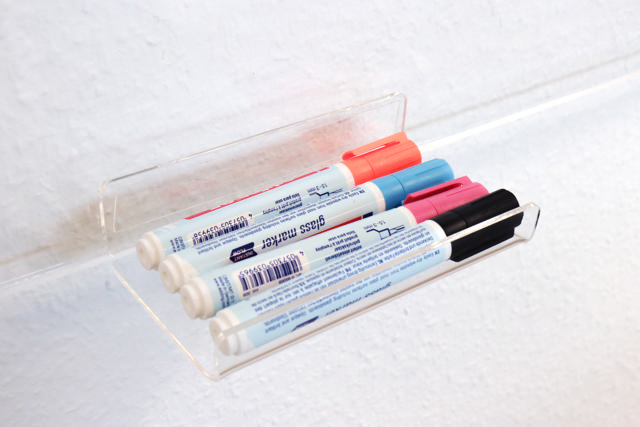Acrylic Adhesive Marker Pen Tray