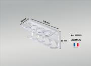 Acrylic Adhesive Marker Pen Holder for 4 Markers
