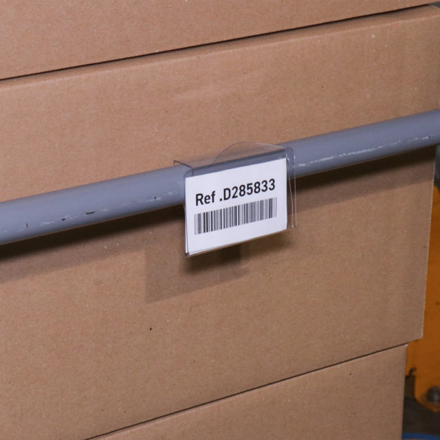 Rigid Label Holders for Bins and Containers, 50 x 80 mm