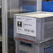 Rigid Label Holders for Bins and Containers, A5, 148 x 210 mm