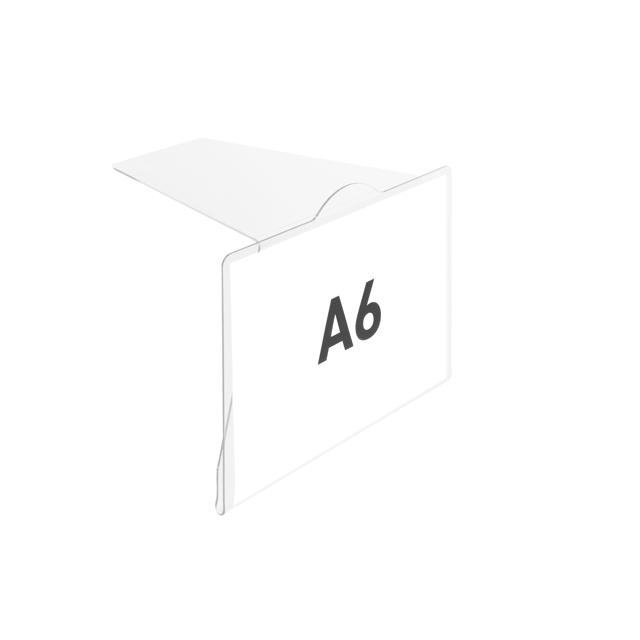 Rigid Label Holders for stacked boxes, A6, 105 x 148 mm