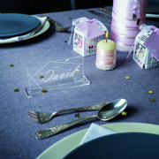 Customisable Acrylic Table Place Card, Rectangular