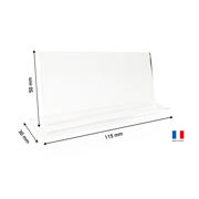 Customisable Acrylic Table Place Card, Rectangular