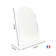 Customisable Acrylic Table Number Sign, Round