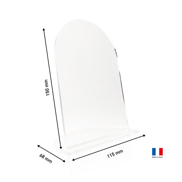 Customisable Acrylic Table Number Sign, Round