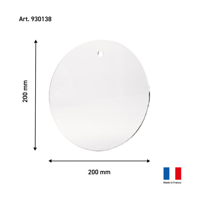 Customisable Acrylic Disc M, 200 mm