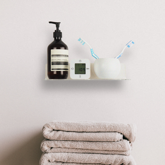 Floating Acrylic Shelf, L-shape