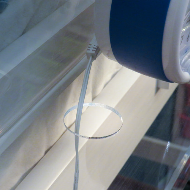 Hanging Acrylic Bedside shelf, Small