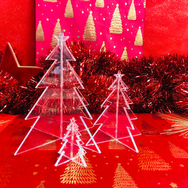 Acrylic Xmas Tree Set