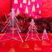 Acrylic Xmas Tree Set