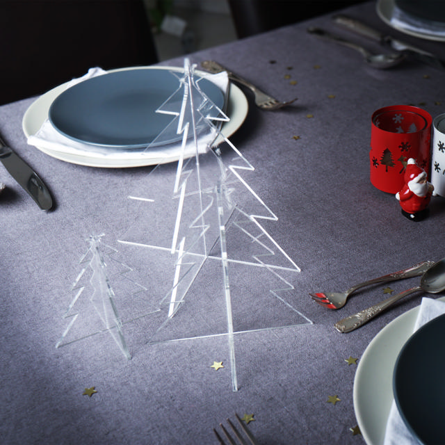 Acrylic Xmas Tree Set