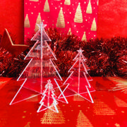 Acrylic Xmas Tree Set