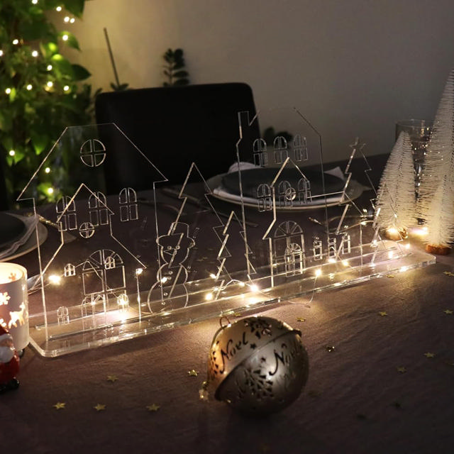 Acrylic Christmas Village