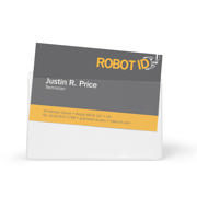 Self-adhesive Business Card Pocket, Permanent, Long Side Opening