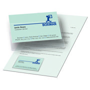 Self-adhesive Business Card Pocket, Permanent, Long Side Opening