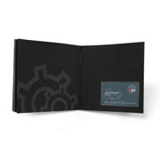 Self-adhesive Business Card Pocket, Permanent, Long Side Opening