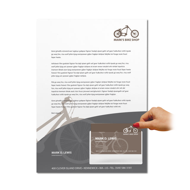 Self-adhesive Business Card Pocket, Permanent, Long Side Opening