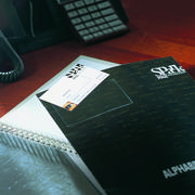 Self-adhesive Business Card Pocket, Permanent, Long Side Opening