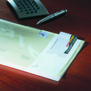 Self-adhesive Business Card Pocket, Permanent, 95 x 60 mm, Short Side Opening
