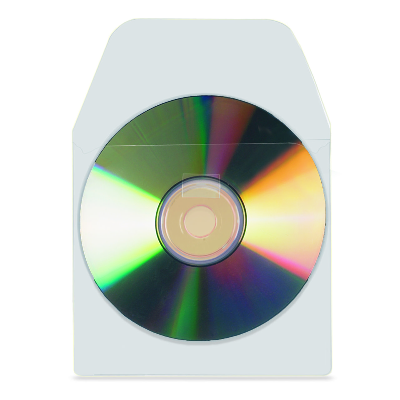 Self-adhesive CD Pocket, with Flap, Permanent
