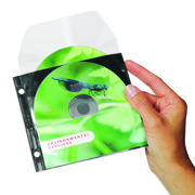 Non-adhesive CD Pockets with Protective Inlay