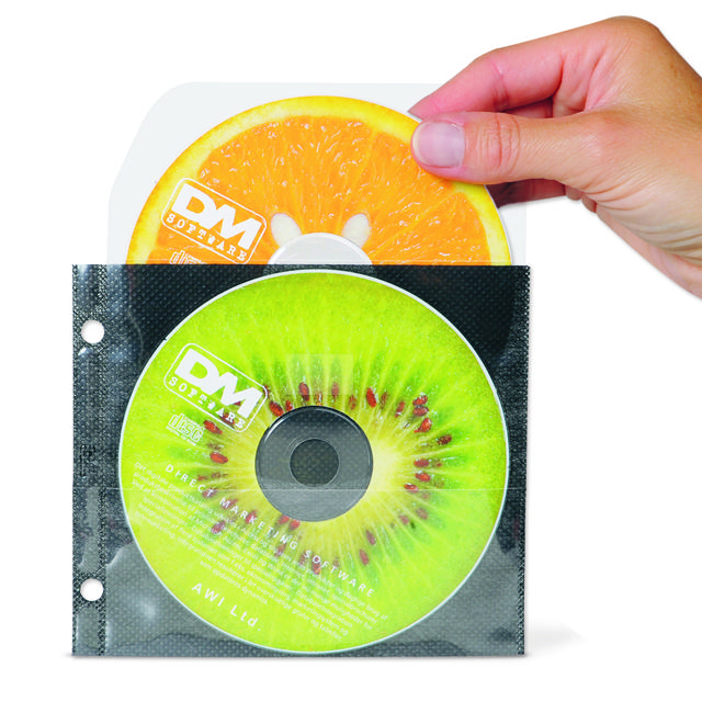 Non-adhesive CD Pockets with Protective Inlay
