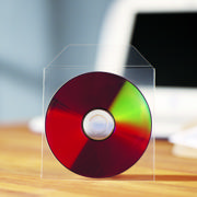 Non-adhesive CD Pocket with Flap