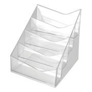 Business Card Holder, 4 compartments