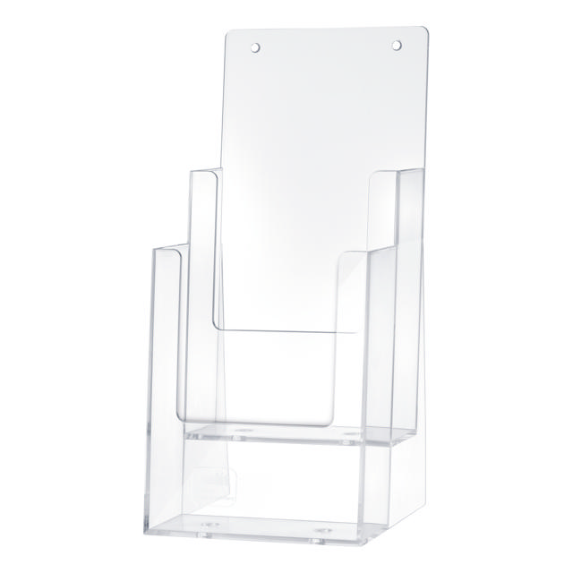 Desk Leaflet Holder, 2 compartments, 1/3 A4, portrait