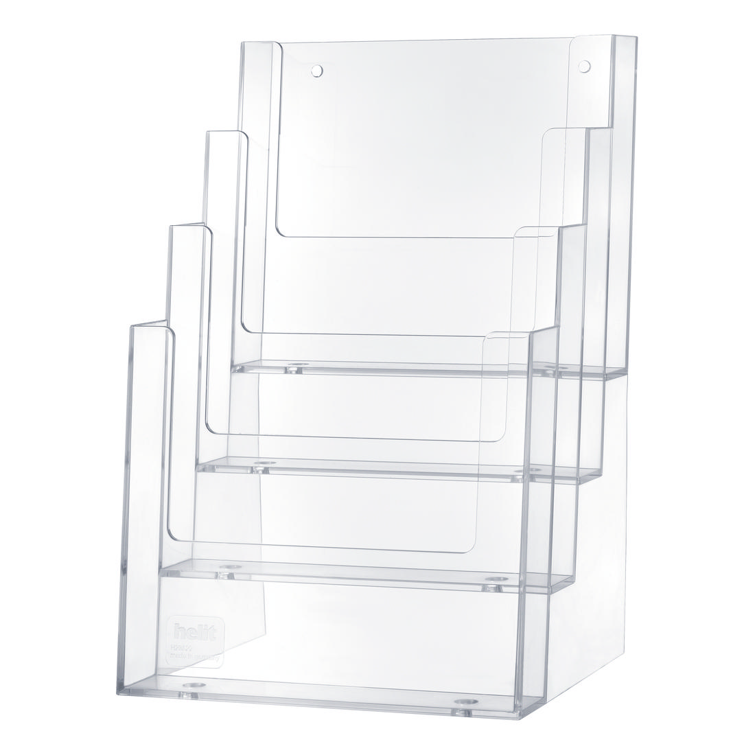 Desk Leaflet Holder, 4 compartments, A5, portrait