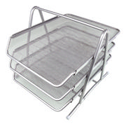 3 Tier Wire Mesh Filing Tray, A4-C4