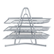 3 Tier Wire Mesh Filing Tray, A4-C4