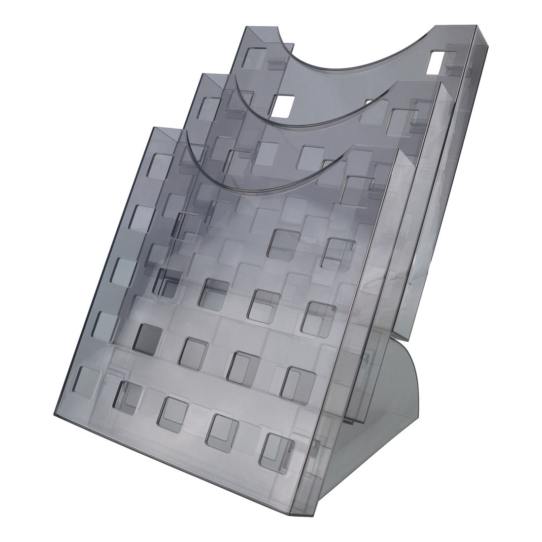 The Grid Desk Leaflet Organiser, 3 compartments, A4 