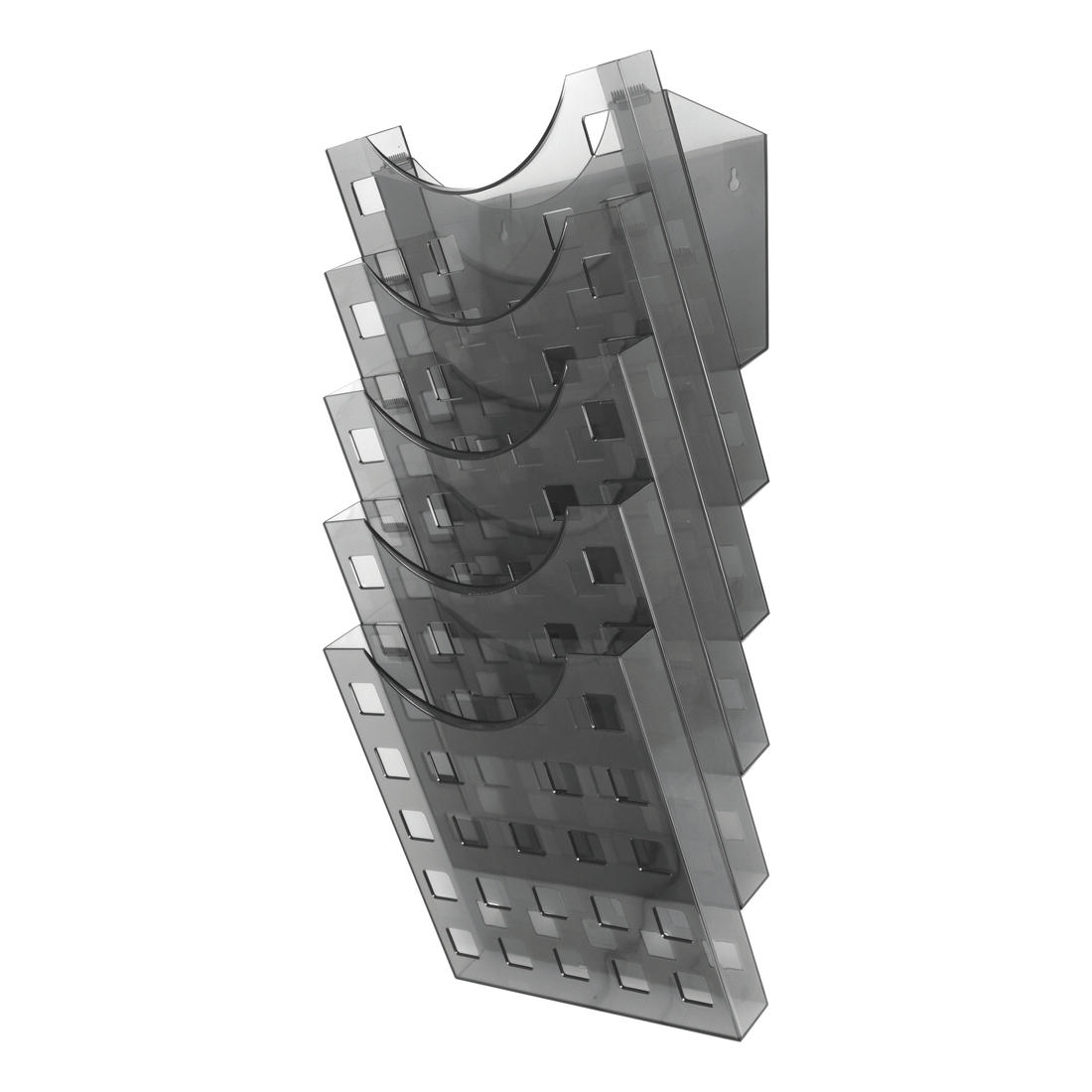 The Grid Wall Leaflet Organiser, 5 compartments, A4
