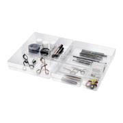 13-Piece Acrylic Drawer Organiser Set