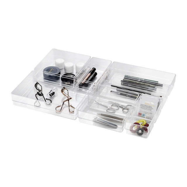 13-Piece Acrylic Drawer Organiser Set
