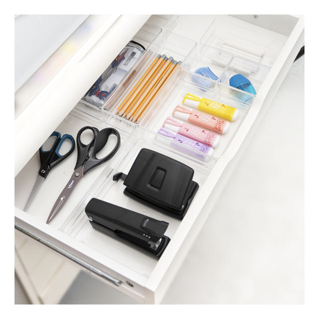 13-Piece Acrylic Drawer Organiser Set