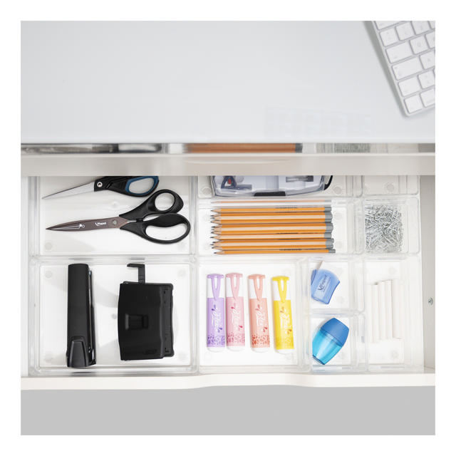 13-Piece Acrylic Drawer Organiser Set