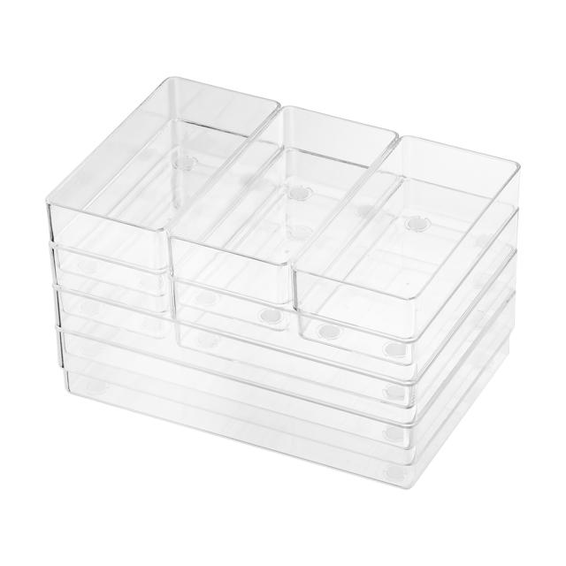 13-Piece Acrylic Drawer Organiser Set