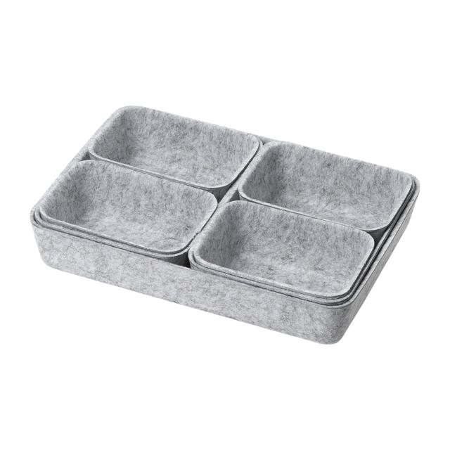 7-Piece Felt Drawer Organiser Set