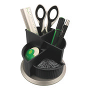 Linear Rotating Multi Compartment Pen Holder