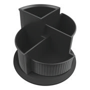 Linear Rotating Multi Compartment Pen Holder