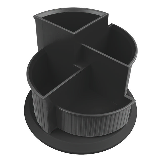 Linear Rotating Multi Compartment Pen Holder